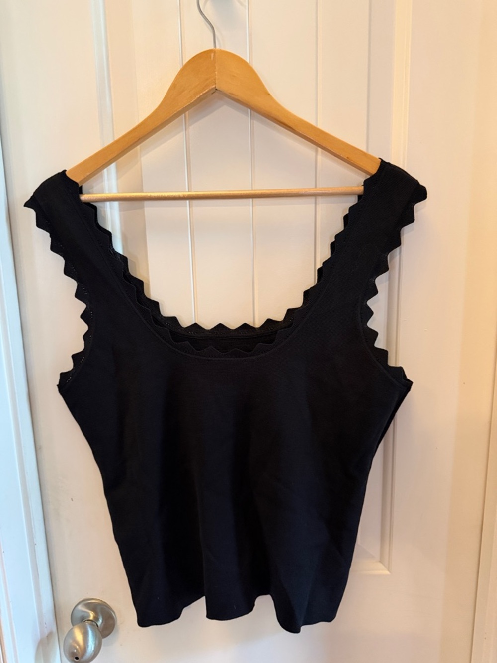 Tuckernuck Black Ric Rac Compression Tank - Picture 6 of 8